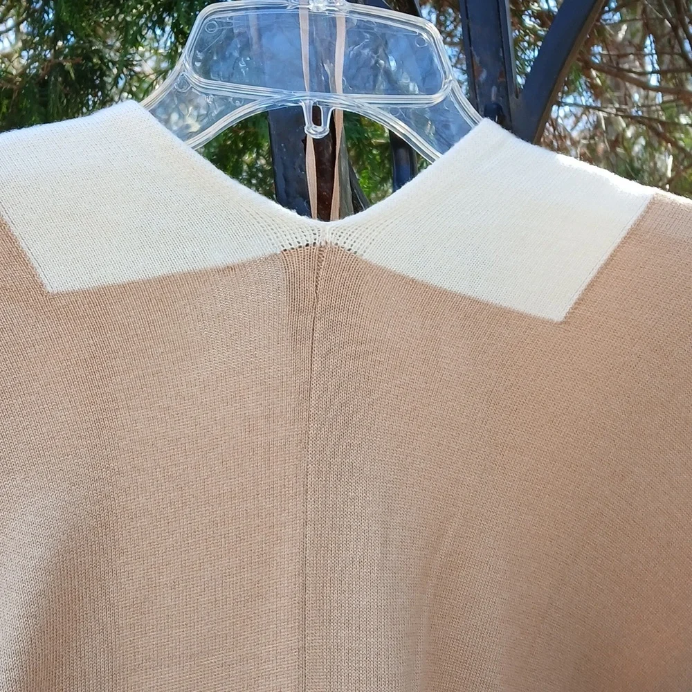 Open Front Poncho Wrap Shawl Cover Up. One Size - Picture 9 of 12